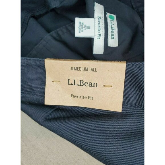 L.L. Bean Women’s Favorite Fit Bayside Twill Pants – Black, 100% Cotton, Size 10 - Picture 8 of 12
